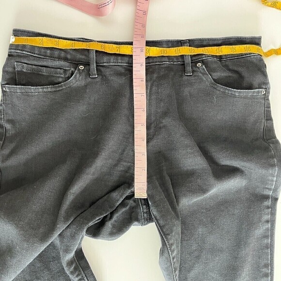 Levi's Jeans Women 32 Black 711 Skinny High Rise Stretch Denim Neutral Western - Picture 10 of 13